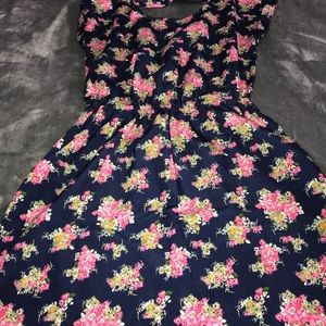 Pink rose dress